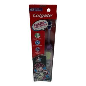 Rare Colgate Talking MONSTER HIGH Talking Power Toothbrush Extra Soft NEW